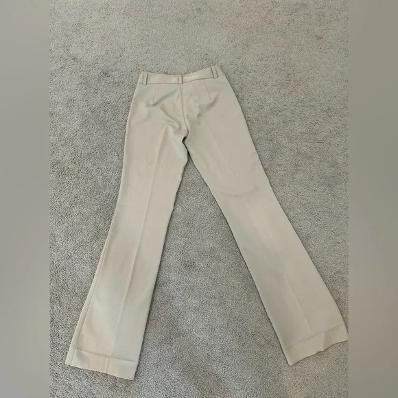 Coramdeo Cream Tailored Pantsuit Jacket with Black Trim - Picture 9 of 11